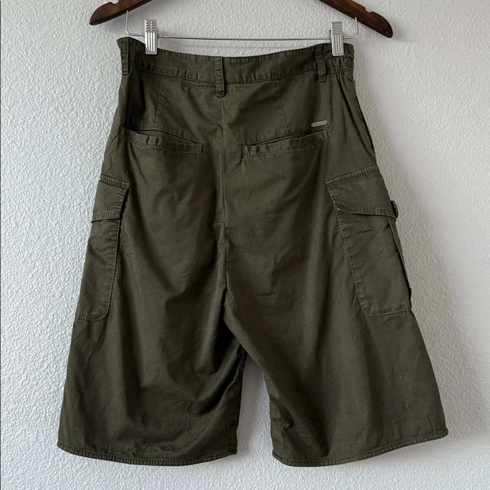 Dsquared‎ 2 Women’s Green Cargo Utility Hight Rise Short IT 40/US 4-6 2014 Y2K